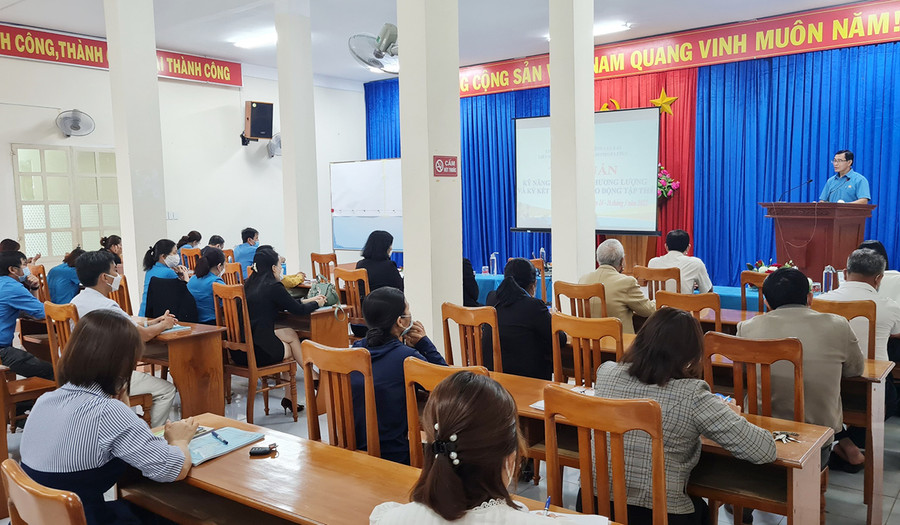 Quang cảnh buổi tập huấn. Ảnh: Anh Huy quang cảnh buổi tập huấn. Ảnh: Anh Huy