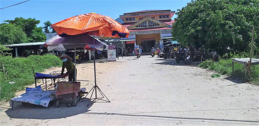 Chợ Nước Ngọt, nơi liên tiếp xảy ra các vụ cạy phá, trộm cắp tài sản. Ảnh: Gia Tân