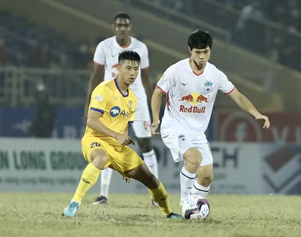 Hoàng Anh Gia Lai chưa thắng ở mùa giải 2022 và chỉ xếp ở nửa dưới trên bảng xếp hạng. Ảnh: PV/Vietnam+