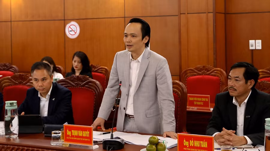 Ông Trịnh Văn Quyết phát biểu tại Tỉnh uỷ Đắk Lắk hồi tháng 3.2021. Ảnh: B.T