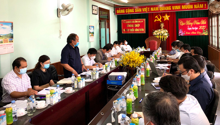 Quang cảnh buổi làm việc giữa Sở Nông nghiệp và PTNT với Tập đoàn TH. Ảnh: Lê Hòa Quang cảnh buổi làm việc giữa Sở Nông nghiệp và PTNT với Tập đoàn TH. Ảnh: Lê Hòa