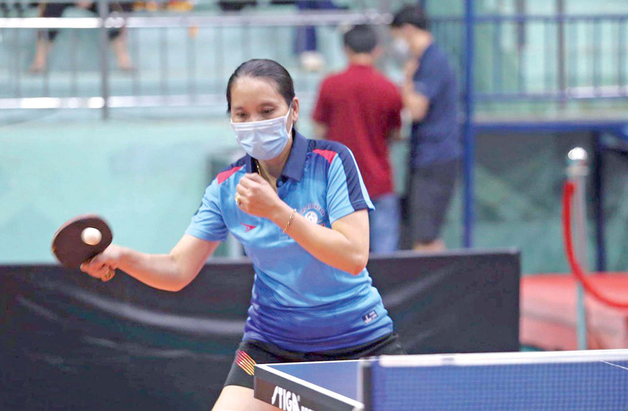 Phong trào bóng bàn có bước phát triển mạnh mẽ trong thời gian qua. Ảnh: Văn Ngọc