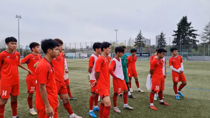 U.17 Việt Nam có chuyến tập huấn quý giá tại Đức. Ảnh: VFF