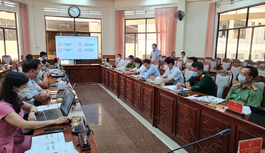 Quang cảnh buổi làm việc. Ảnh: Bá Bính