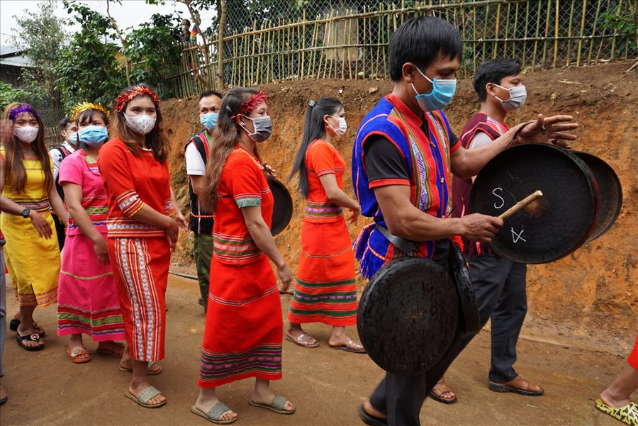 Văn hóa đại ngàn Tây Nguyên với âm thanh cồng chiêng đặc trưng, giàu bản sắc. Ảnh T.T