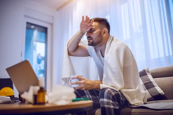 Các triệu chứng tái nhiễm cũng không thực sự nhẹ. Ảnh: Shutterstock