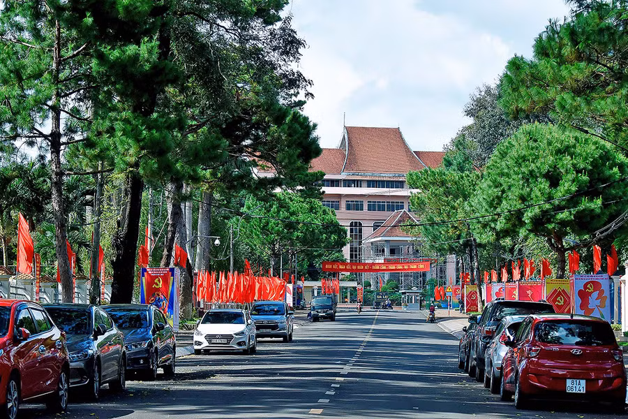 Một góc thành phố Pleiku. Ảnh: Đức Thụy