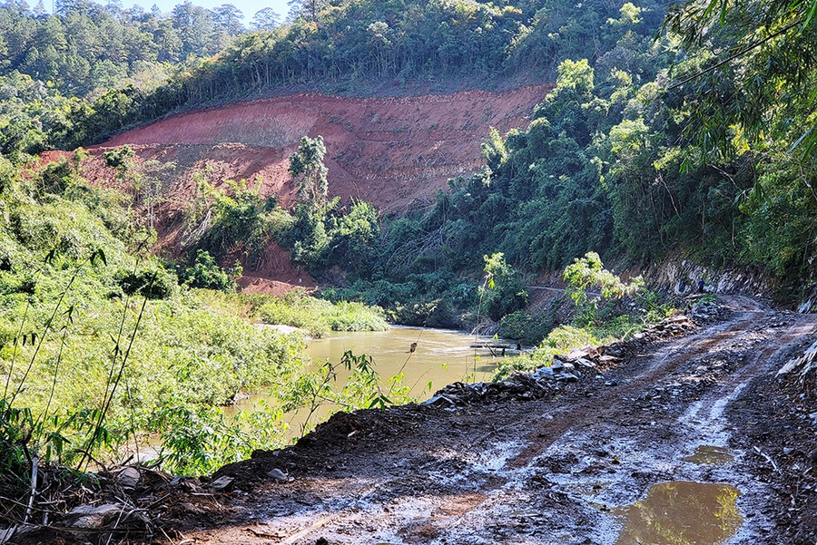 Đường Trường Sơn Đông - đoạn mở qua Lâm Đồng. Ảnh: Gia Bình
