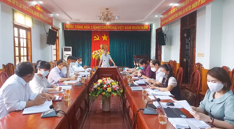  Quang cảnh buổi làm việc. Ảnh: Thiên Di