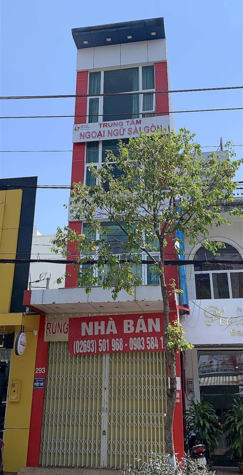 Trụ sở Trung tâm Ngoại ngữ Sài Gòn tại TP. Pleiku. Ảnh: Mộc Trà Trụ sở Trung tâm Ngoại ngữ Sài Gòn tại TP. Pleiku. Ảnh: Mộc Trà