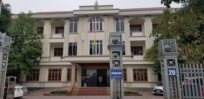 Sở Kế hoạch và Đầu tư Nghệ An - cơ quan có hai cán bộ bị công an tạm giữ. Ảnh: TT