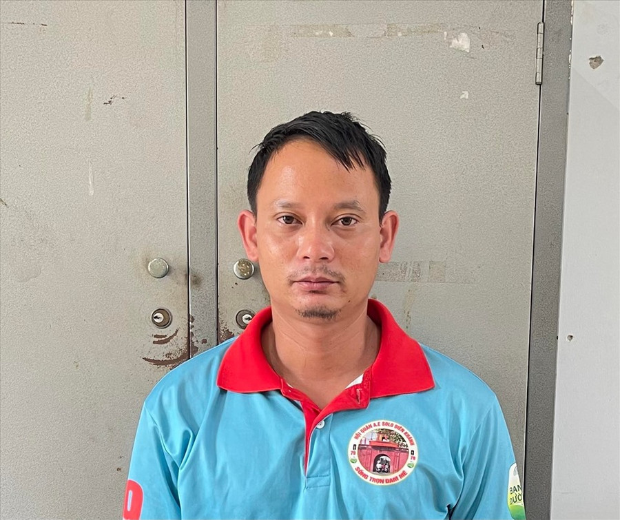 Lê Duy Thanh - người được xác định cầm gậy liên quan vụ hành hung phóng viên. Ảnh: Hà Anh Chiến 