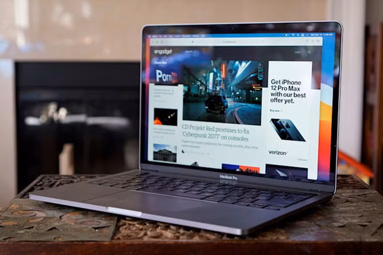 Apple vẫn chưa làm mới MacBook Pro 13 inch trong một thời gian dài. Ảnh: CHỤP MÀN HÌNH ENGADGET