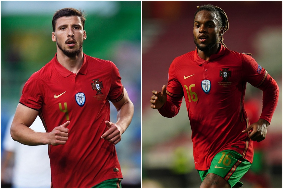 Tuyển Bồ Đào Nha mất Ruben Dias và Renato Sanches sẽ suy yếu trục dưới. Ảnh: AFP Tuyển Bồ Đào Nha mất Ruben Dias và Renato Sanches sẽ suy yếu trục dưới. Ảnh: AFP