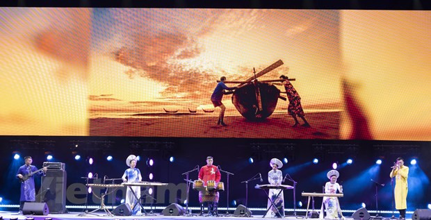 Quảng bá hình ảnh Quảng Nam - Địa điểm du lịch xanh đến khách quốc tế tại EXPO 2020 Dubai. (guồn: Vietnam+