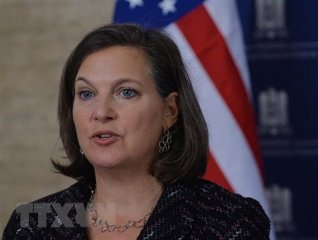 Thứ trưởng Ngoại giao Mỹ Victoria Nuland. Ảnh: AFP/TTXVN Thứ trưởng Ngoại giao Mỹ Victoria Nuland. Ảnh: AFP/TTXVN