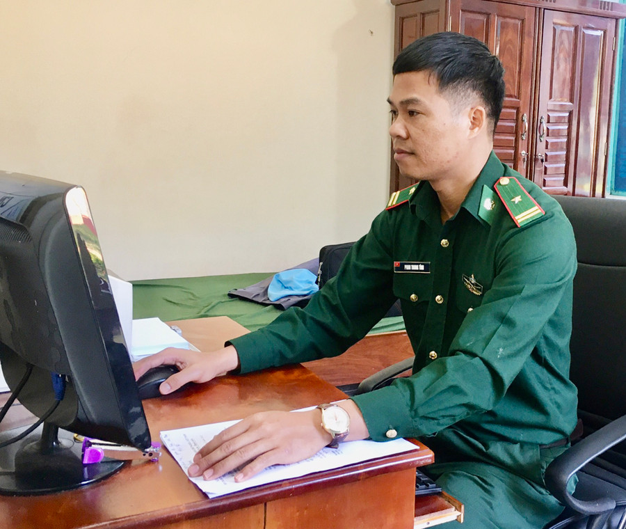  Thiếu tá Phan Trung Tình. Ảnh Phan Lài