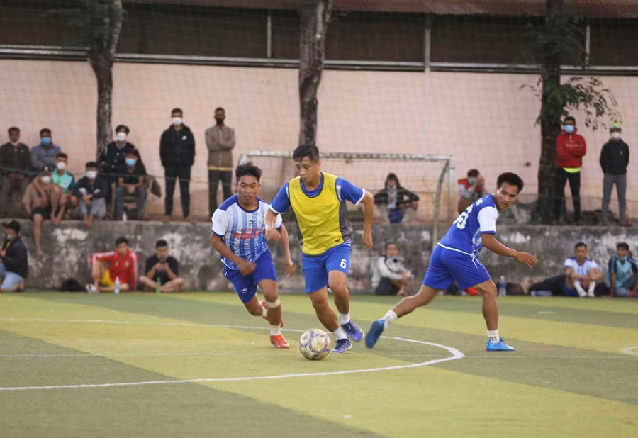 Các đội bóng sẽ thi đấu vòng tròn 1 lượt để tính điểm xếp hạng. Ảnh: Văn Ngọc