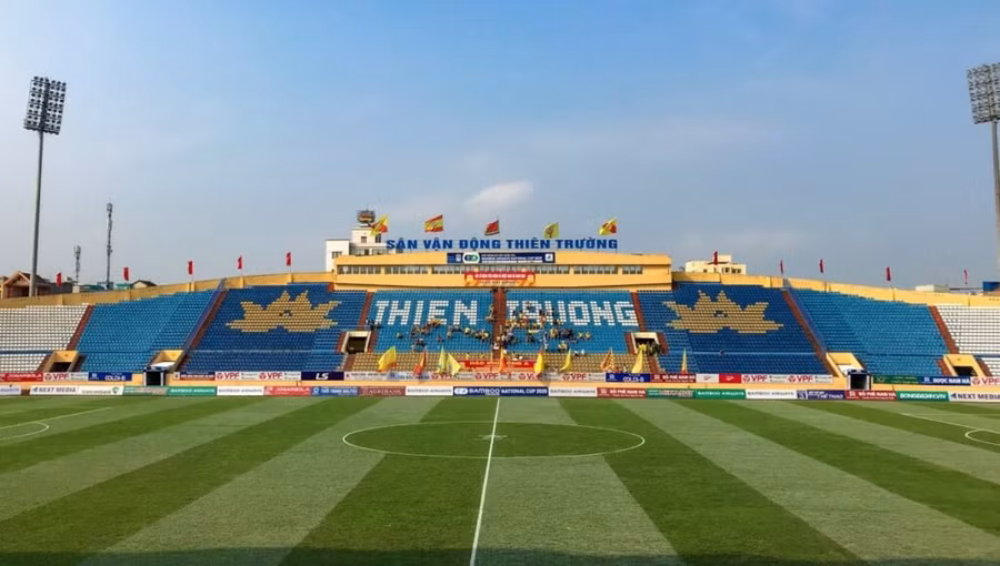 Sân Thiên Trường (Nam Định) sẽ tổ chức 1 bảng tại SEA Games 31. Ảnh: Thái Ninh