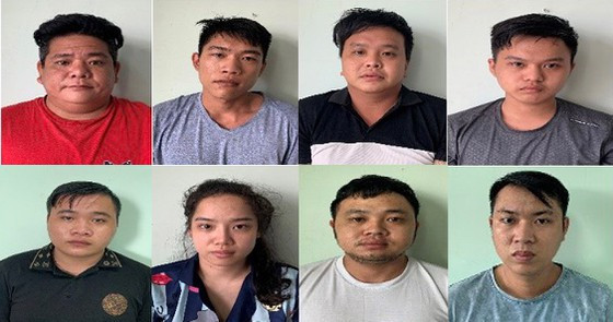 Các đối tượng tại cơ quan công an