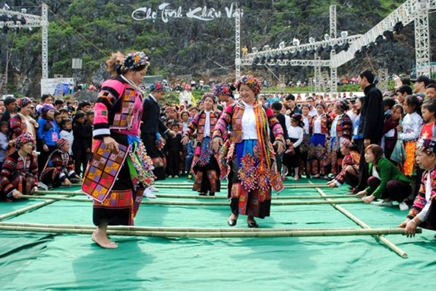 Chợ tình Khâu Vai (Mèo Vạc, Hà Giang) sẽ trở lại vào cuối tháng 4.2022. Ảnh: T.L