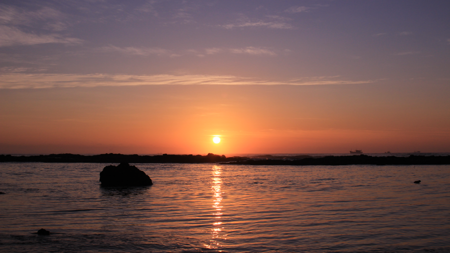Bình minh trên Mũi Ba Làng An