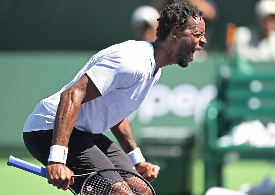 Gael Monfils giúp Djokovic lấy lại vị trí số 1 thế giới. Ảnh: REUTERS