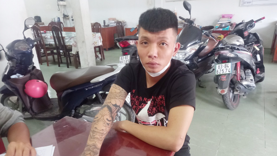 Nghi phạm Nguyễn Thành Mạnh. Ảnh: B.B Nghi phạm Nguyễn Thành Mạnh. Ảnh: B.B