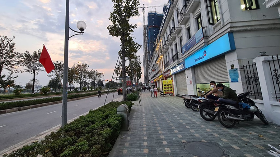 Chi nhánh ngân hàng xảy ra vụ cướp. Ảnh: Kiến Trần