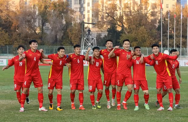 U23 Việt Nam đang tham dự giải giao hữu U23 Dubai Cup 2022 tại UAE. Ảnh minh họa