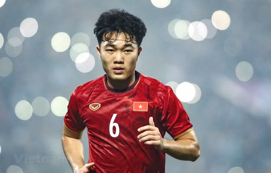 Tiền vệ Xuân Trường vừa nhiễm COVID-19 trong quá trình hội quân cùng tuyển Việt Nam. (Ảnh: PV/Vietnam+)