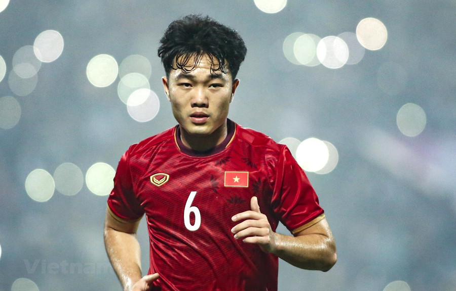 Tiền vệ Xuân Trường vừa nhiễm COVID-19 trong quá trình hội quân cùng tuyển Việt Nam. (Ảnh: PV/Vietnam+)