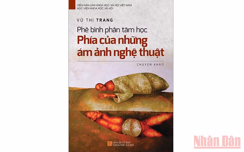 Bìa sách “Phê bình phân tâm học-Phía của những ám ảnh nghệ thuật”.