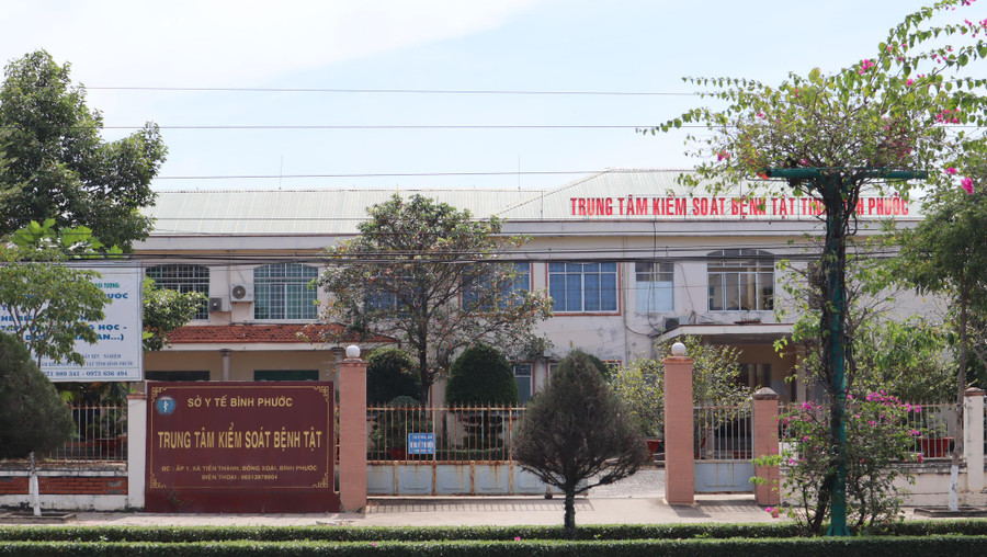 Trung tâm kiểm soát bệnh tật tỉnh Bình Phước. Ảnh: Hoàng Giáp