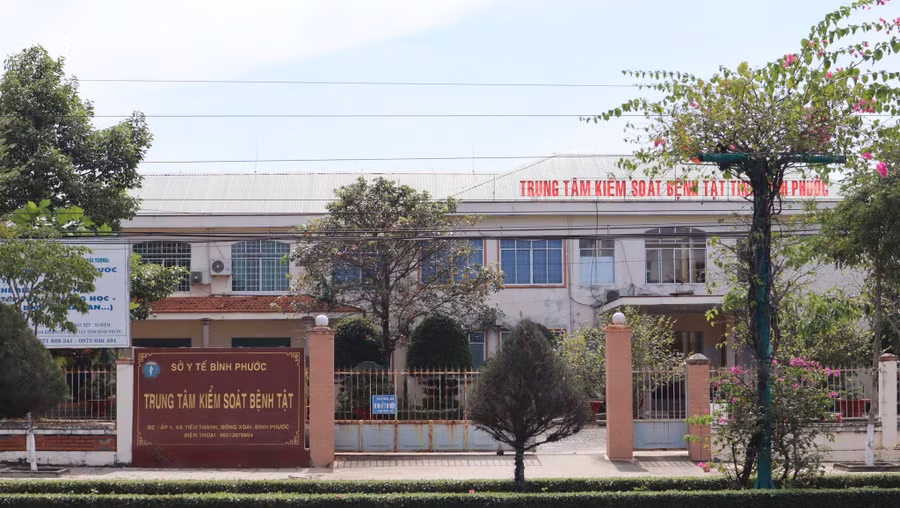 Trung tâm kiểm soát bệnh tật tỉnh Bình Phước. Ảnh: Hoàng Giáp