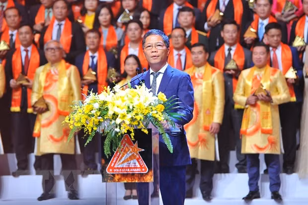  Trưởng Ban Kinh tế Trung ương Trần Tuấn Anh phát biểu. (Ảnh: Minh Đức/TTXVN)