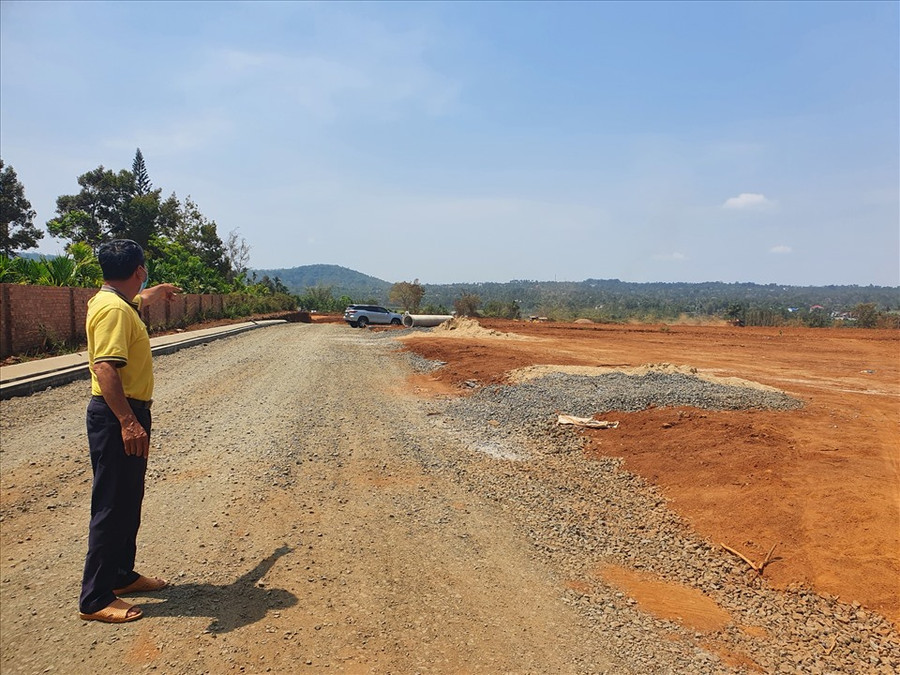 Khu vực bố trí tái định cư cho người dân vùng giải toả tại dự án đại lộ Đông - Tây (TP.Buôn Ma Thuột). Ảnh: Bảo Trung