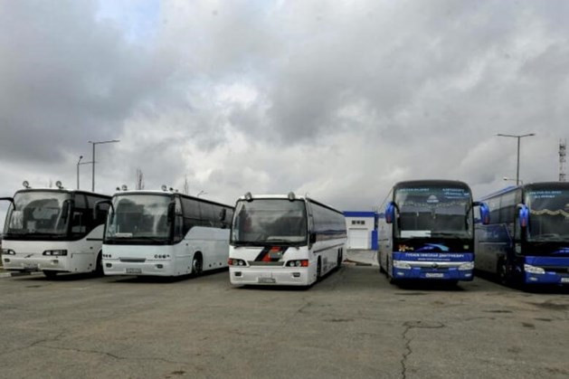 Hành lang nhân đạo được mở tại thành phố Ukraina gần biên giới với Nga. Ảnh chụp màn hình Hành lang nhân đạo được mở tại thành phố Ukraina gần biên giới với Nga. Ảnh chụp màn hình