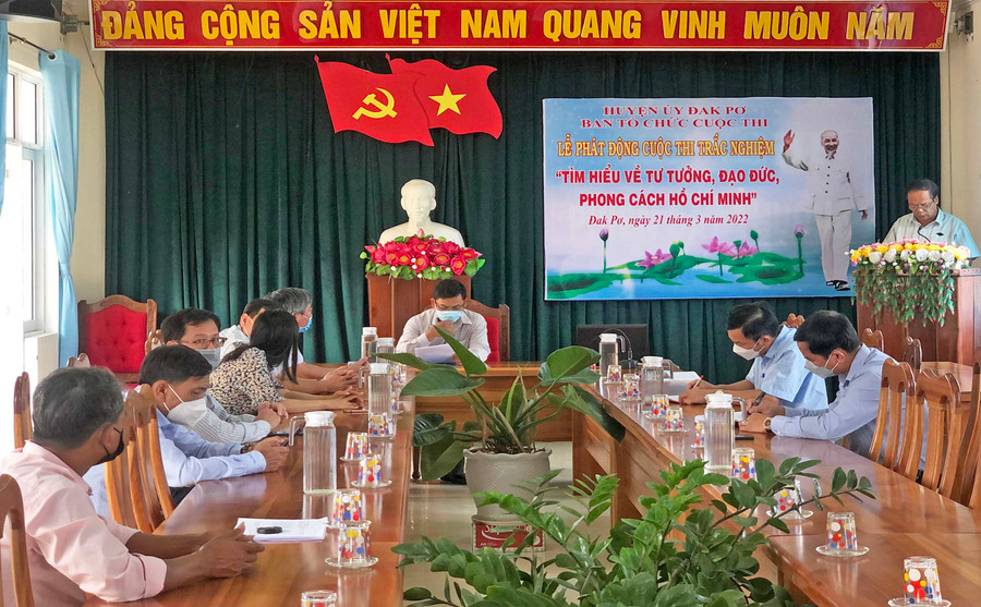 Quang cảnh lễ phát động cuộc thi. Ảnh: Lan Anh
