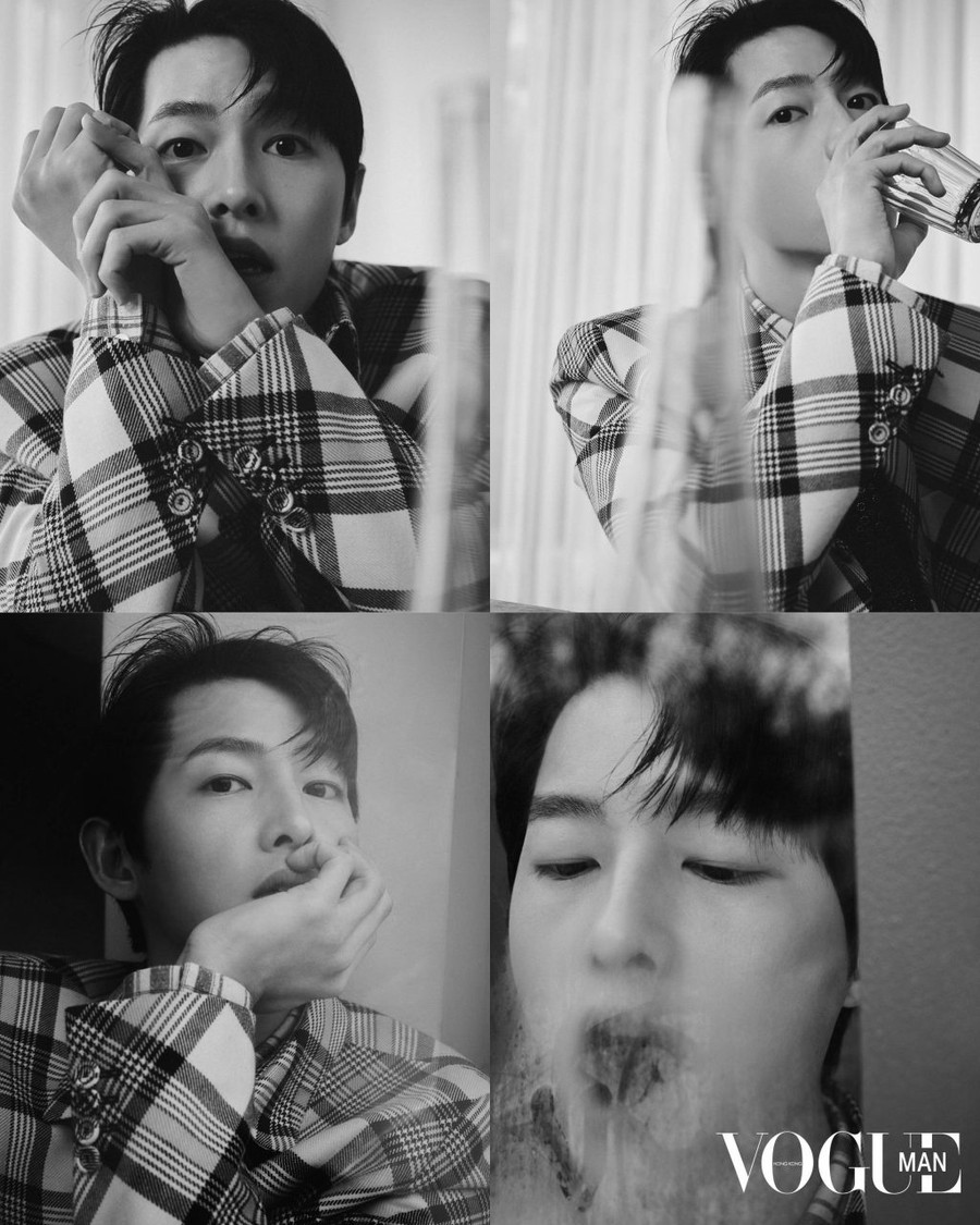 Một điều đặc biệt khác là Song Joong Ki thường được gọi với danh hiệu “Song đội trưởng” trên phim trường, bởi vì theo anh điều quan trọng nhất trong quay phim là tinh thần đồng đội: “Ở phim trường, đôi khi đạo diễn không quán xuyến được tất cả, nên tôi không ngại giúp họ chia sẻ phần nào công việc và là cầu nối giữa đạo diễn với các diễn viên, nhân viên. Đó là lý do tại sao mọi người đặt cho tôi biệt danh này. Tôi cũng sẽ suy nghĩ từ góc nhìn của đạo diễn, biên kịch, đồng thời nắm vững những cảm xúc mà họ nghĩ rằng tôi cần thể hiện”. Ảnh: VOGUE HONGKONG