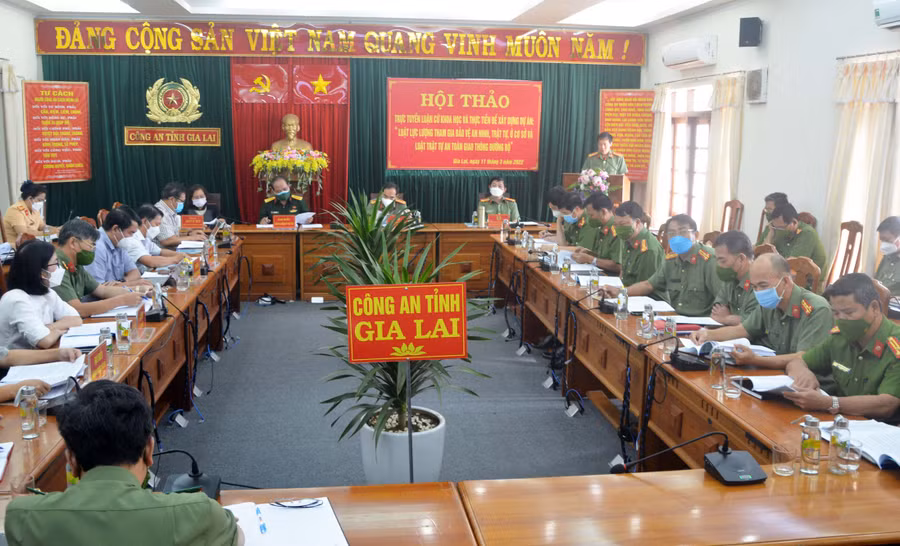 Quang cảnh buổi hội thảo. 