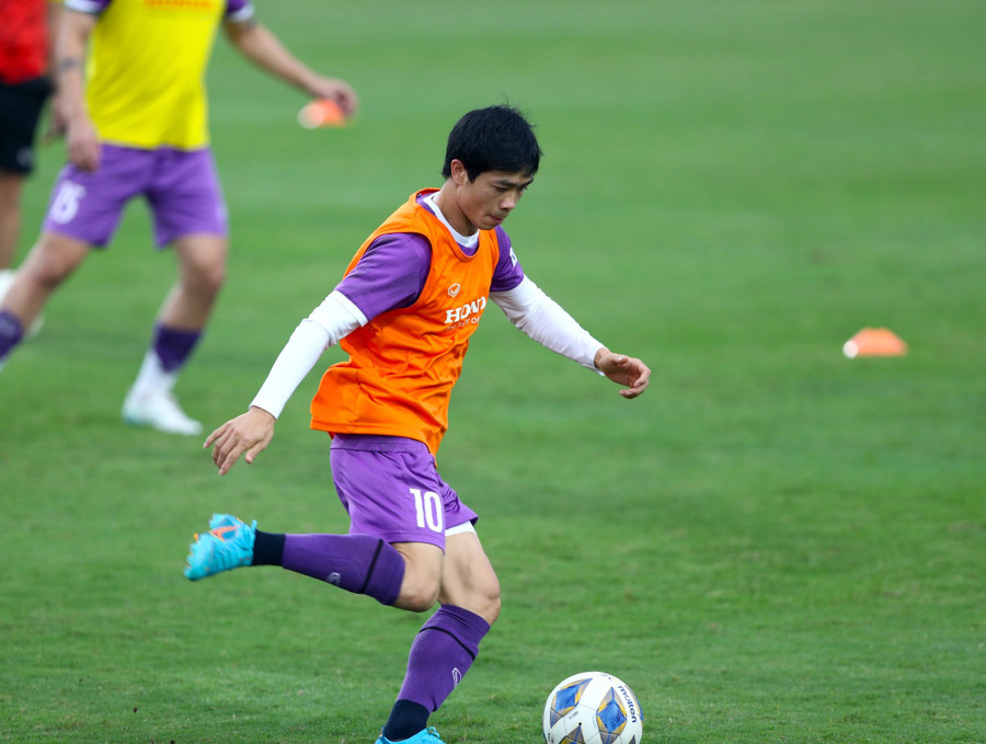 Công Phượng đã chơi tốt trước Nhật Bản và Ả Rập Xê Út. Ảnh: VFF