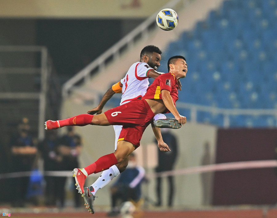 Đội tuyển Việt Nam đã không thể phục thù trước Oman trên sân Mỹ Đình. Ảnh: Zing