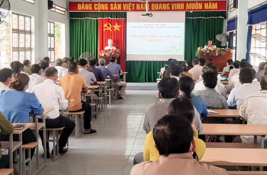 Quang cảnh lớp tập huấn. Ảnh: Lê Đại
