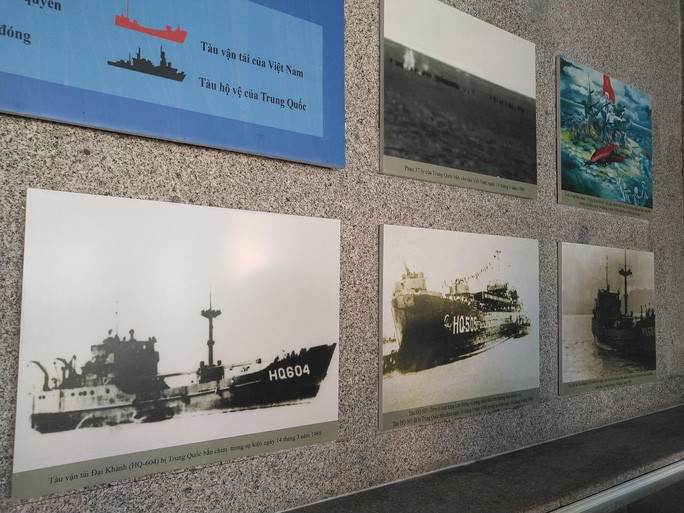 Tư liệu tàu HQ 604 và HQ 505 lưu giữ tại Khu tưởng niệm Chiến sĩ Gạc Ma