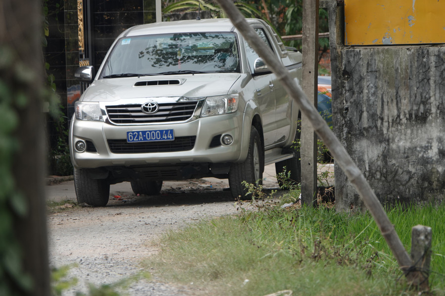 Lực lượng chức năng tỉnh Long An đã rời khỏi Tịnh thất Bồng Lai vào chiều 7.3. Ảnh: Bắc Bình
