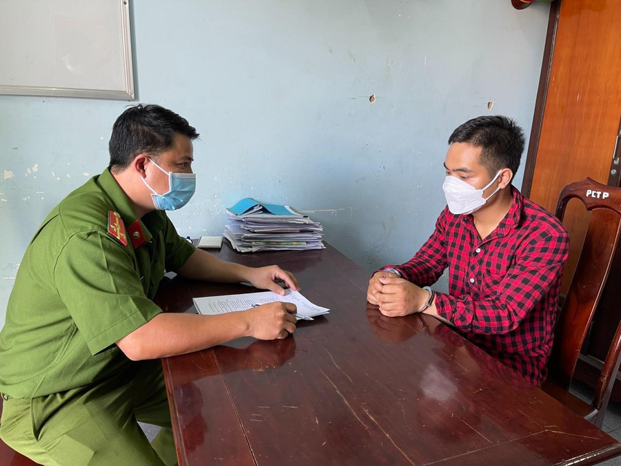 Triều tại cơ quan điều tra. Ảnh: CACC