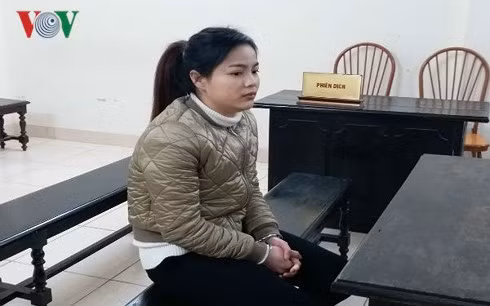 Bị cáo tại phiên tòa sơ thẩm.