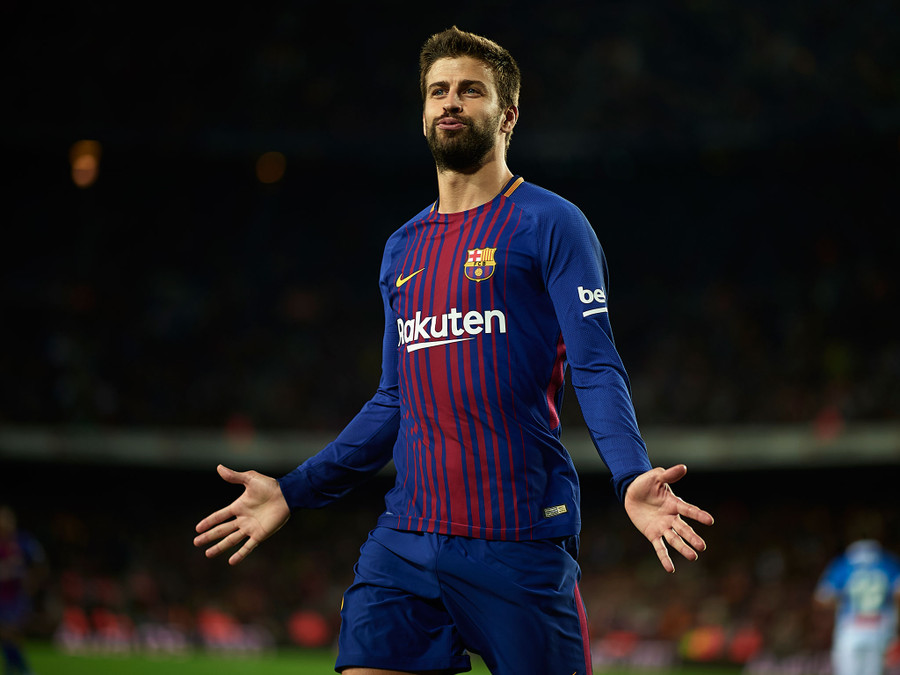  Pique đã gia hạn hợp đồng với Barcelona đến năm 2022. Ảnh: GETTY IMAGES