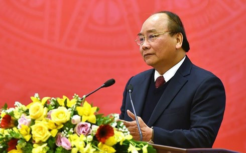 Thủ tướng Nguyễn Xuân Phúc phát biểu chỉ đạo tại hội nghị. Thủ tướng Nguyễn Xuân Phúc phát biểu chỉ đạo tại hội nghị.